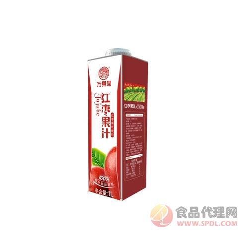 万果园红枣果汁饮料1L