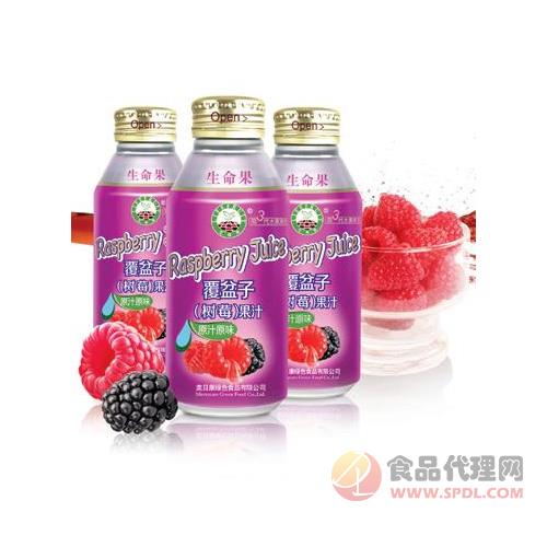 美日康树莓覆盆子果汁瓶装