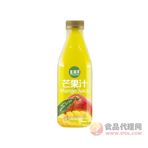 金满湾芒果汁益生菌发酵果汁1.25L