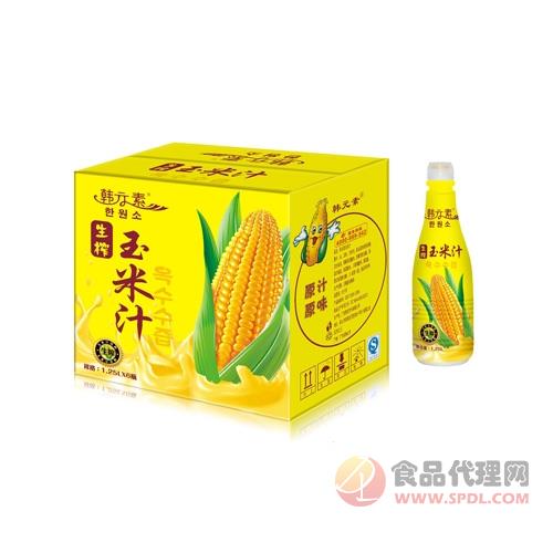 韩元素生榨玉米汁1.25L