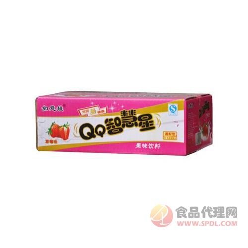 QQ智慧星果味饮料（草莓味）箱装