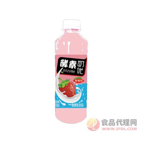 今生梦酵素奶优草莓味瓶装
