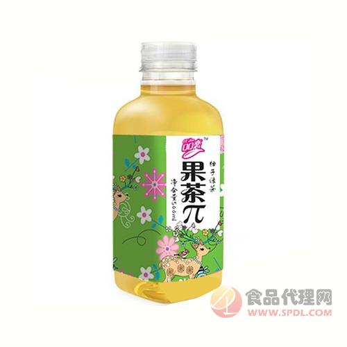 QQ恋果茶π柚子绿茶500ml