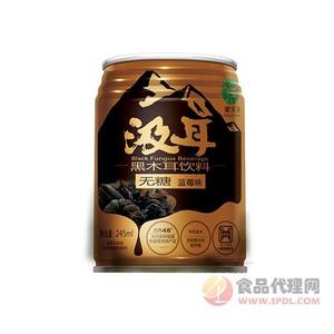 蒙天源汲耳黑木耳饮料无糖蓝莓味245ml