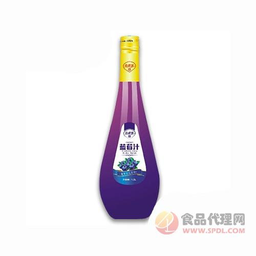 怡美浓蓝莓汁1.5L