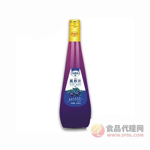怡美浓蓝莓汁838ml