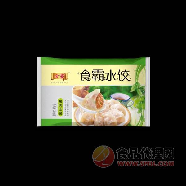 食霸猪肉韭菜水饺400g