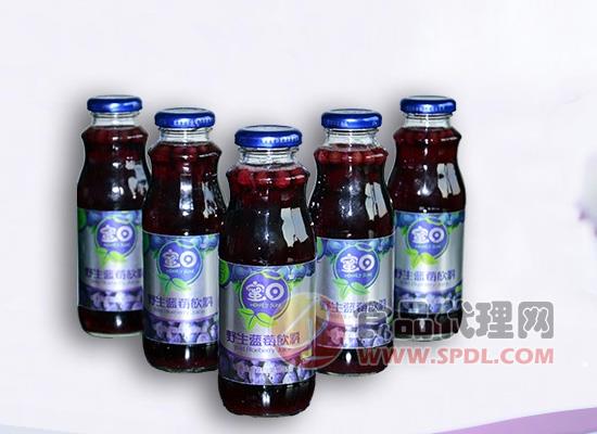 蜜日蓝莓汁饮料纯正天然蓝莓饮品瓶装