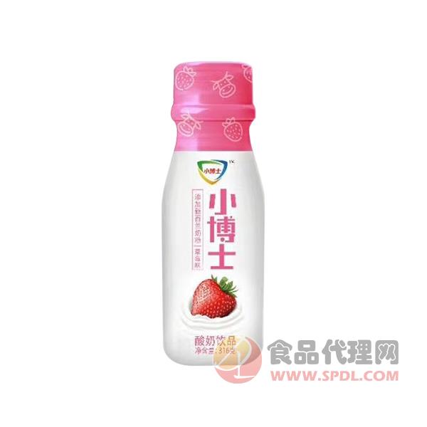 小博士酸奶饮品草莓味316g