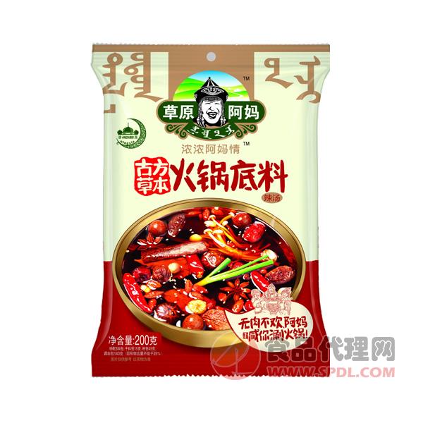 草原阿妈火锅底料辣汤200g