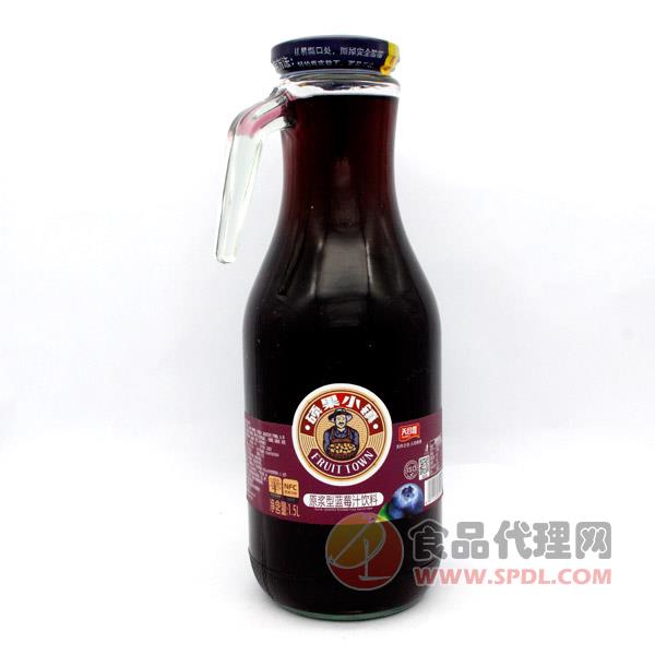 天合露原浆型蓝莓汁饮料瓶装1.5L