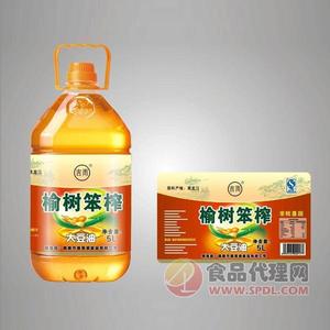 吉雨榆樹笨榨大豆油5L