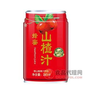 晋發蜂蜜山楂汁果汁饮料280ml