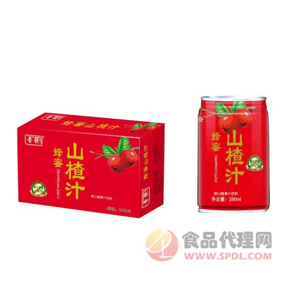 晋發蜂蜜山楂汁饮料280ml