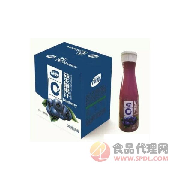 顶甄益生菌果汁蓝莓味1.25L