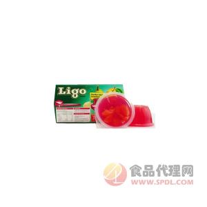 ligo草莓味桃梨果冻布丁盒装