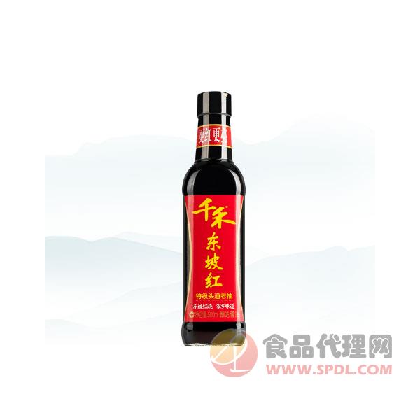 千禾东坡红500ml