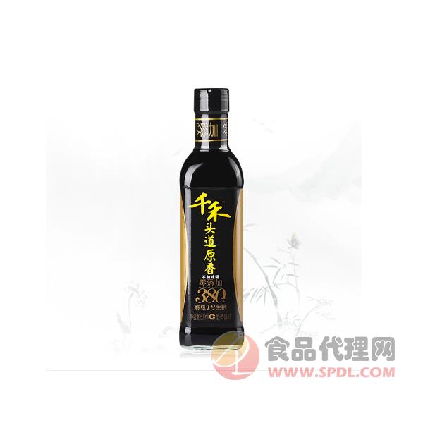 千禾头道原香酱油500ml