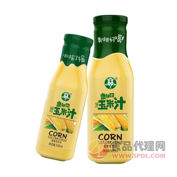 鹿神记玉米汁植物类饮料瓶装
