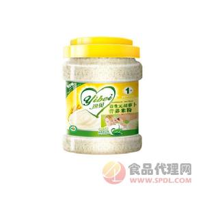 逸贝1段益生元胡萝卜素有机营养米粉500g