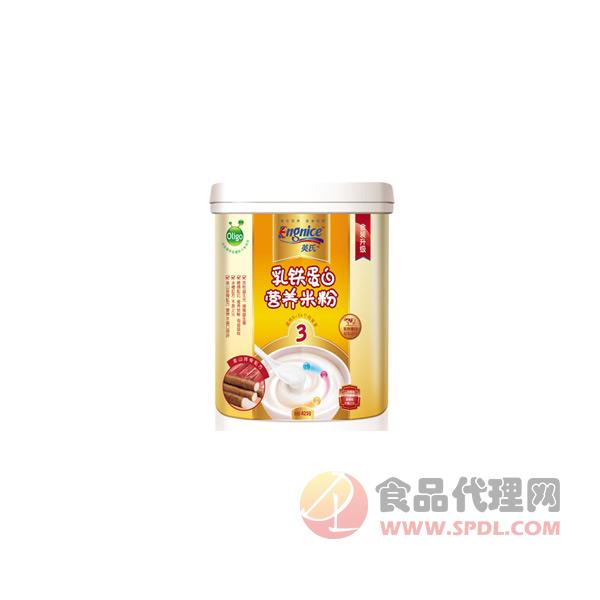 英氏乳铁蛋白营养米粉3段罐装