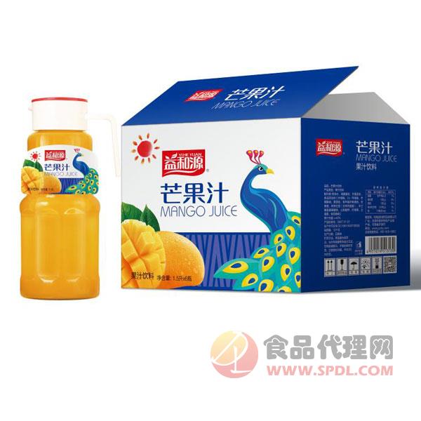 益和源芒果汁饮料1.5Lx6瓶