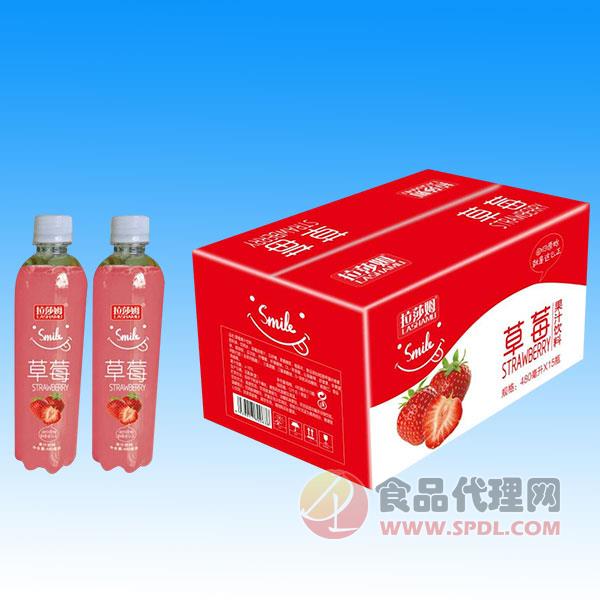拉莎姆草莓汁饮料480mlx15瓶