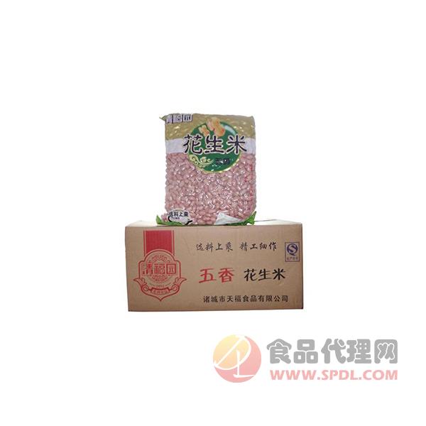 清福园花生米五香味400g