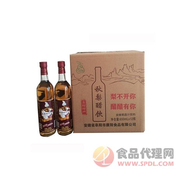 果兴旺秋梨醋饮发酵果蔬汁饮料650mlx12瓶