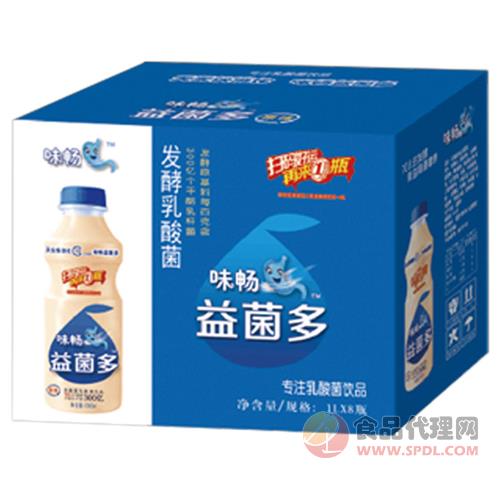 益菌多乳酸菌饮品原味纸箱1Lx8瓶