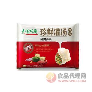 麦佳巧厨灌汤水饺猪肉荠菜450g