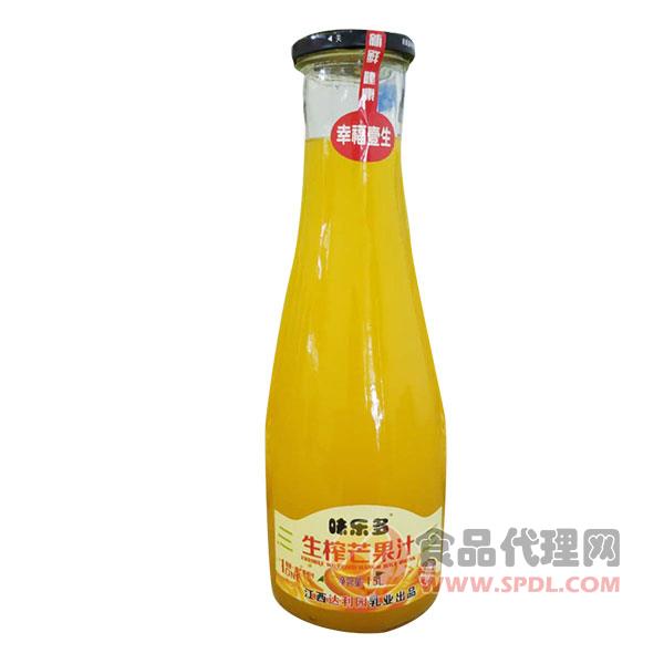 味乐多生榨芒果汁饮料1.5L