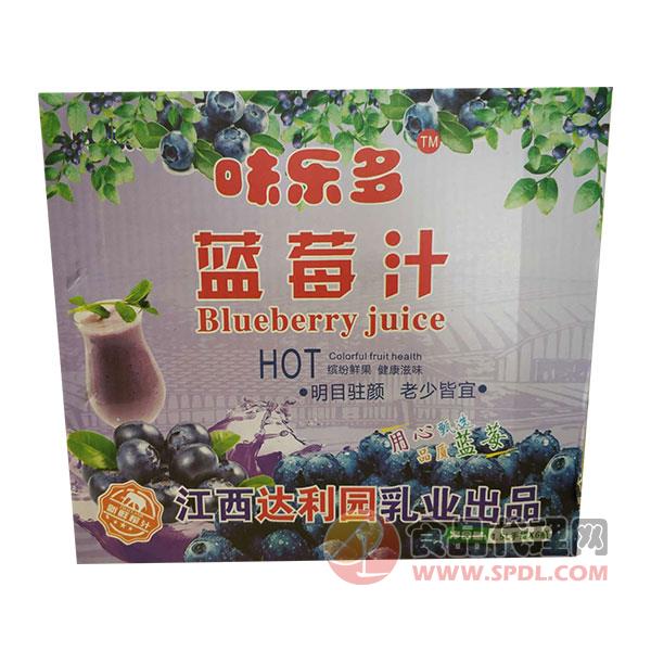 味乐多蓝莓汁饮料1.5Lx6瓶