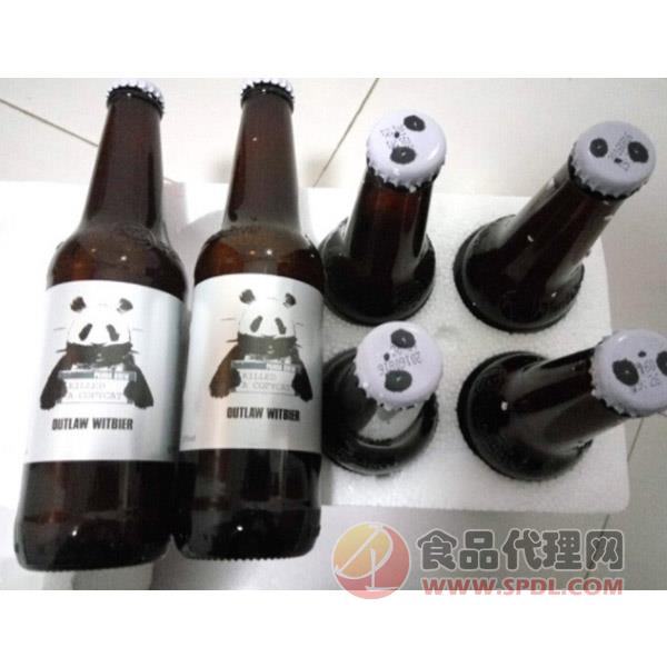 熊猫杀马特陈皮小麦啤酒330ml24瓶