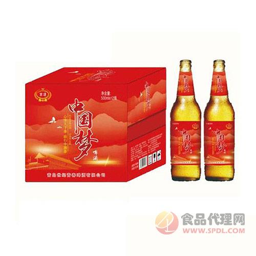 京淳啤酒中国梦500mlX12瓶