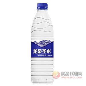 龙泉圣水饮用纯净水550ml