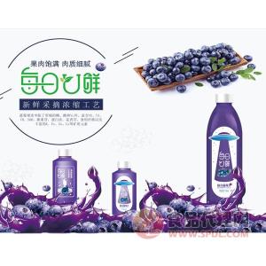 每日U鲜蓝莓汁饮料瓶装