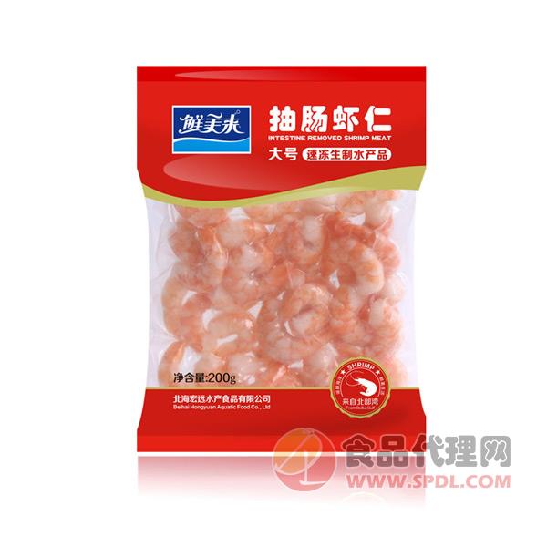 鲜美来抽肠虾仁200g