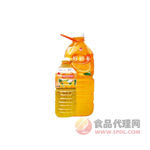 时旺水果饮料橙汁2L