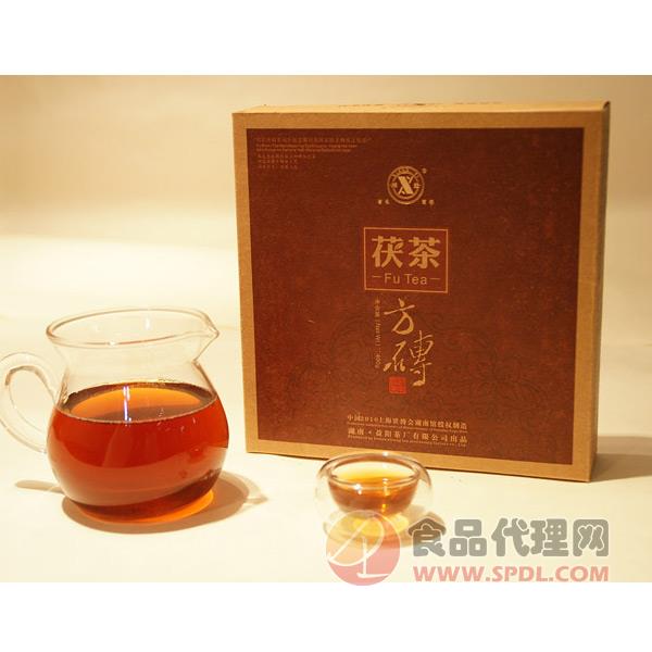 湘益茯茶方砖盒装