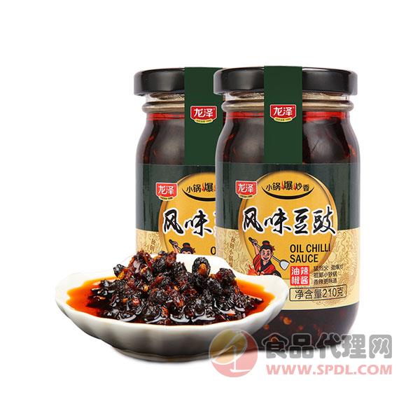 龙泽风味豆豉辣椒酱210g