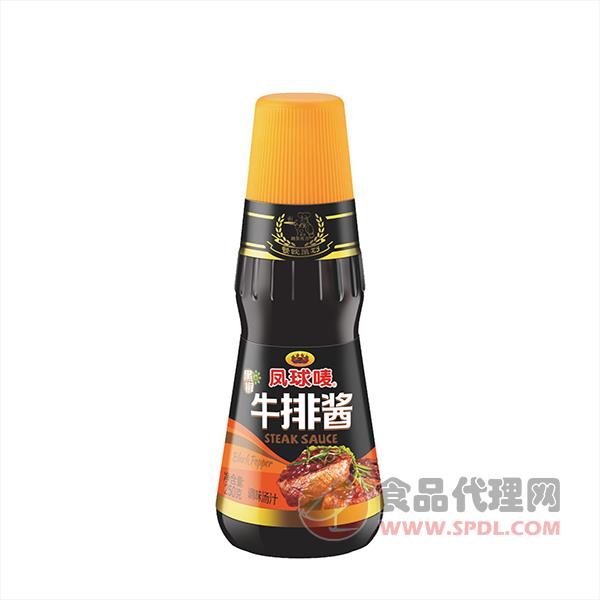凤球唛黑椒牛排酱瓶装