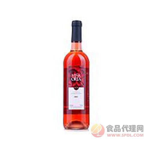 西班牙维纳奥里亚玫红葡萄酒瓶装