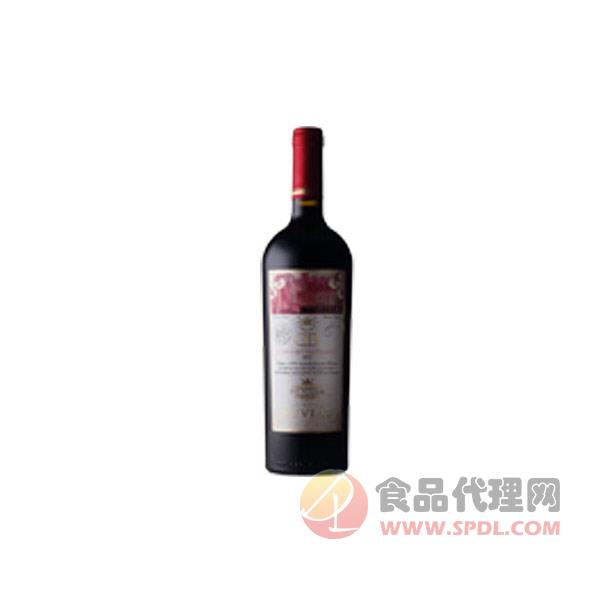 圣露赤霞珠家族珍藏红葡萄酒瓶装