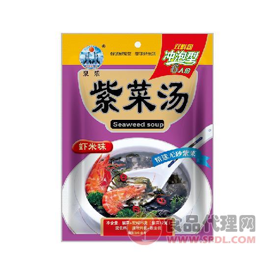 泉乐紫菜汤虾米味75g