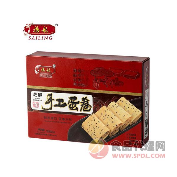 扬航手工蛋卷芝麻味120g