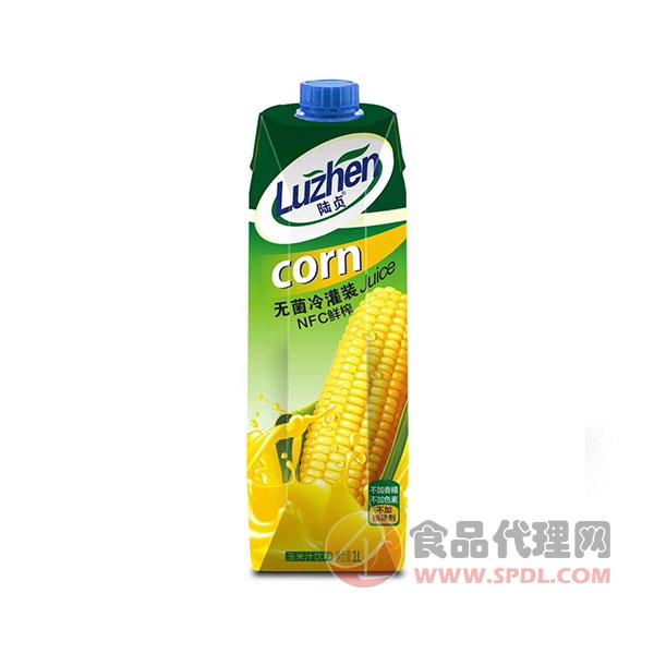 陆贞玉米汁饮料1L