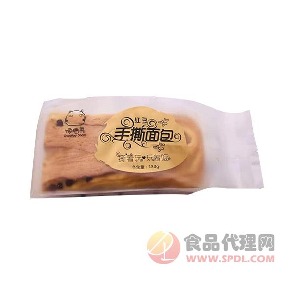 馋猫秀手撕面包红豆味180g