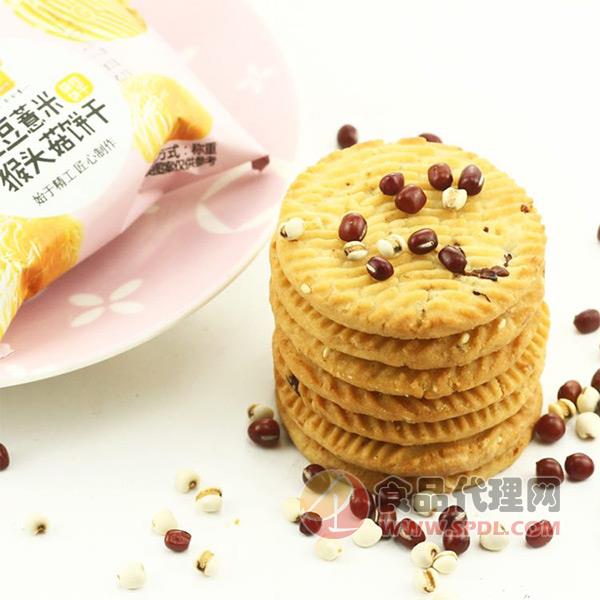 润德康红豆薏米猴头菇饼干称重