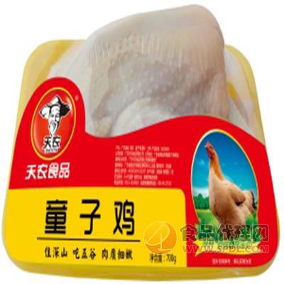 天農(nóng)童子雞750g